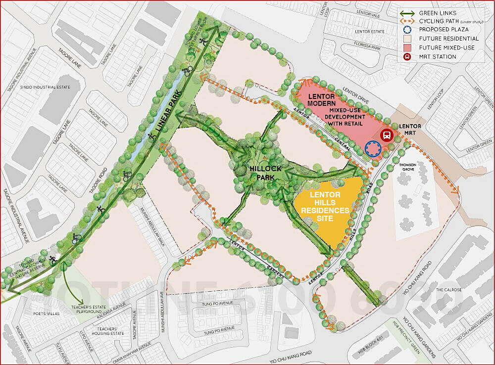 Lentor Hills Residences Lentor Hills Residences Location Plan Concept