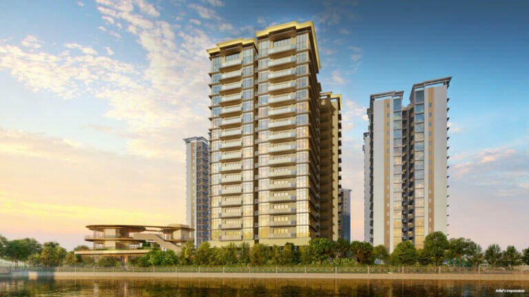 %customfield(project_name)% The Grand Dunman Residence West Facade View