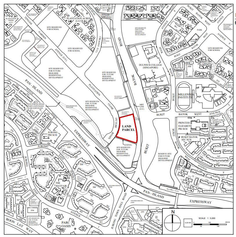 Tengah Plantation Close location