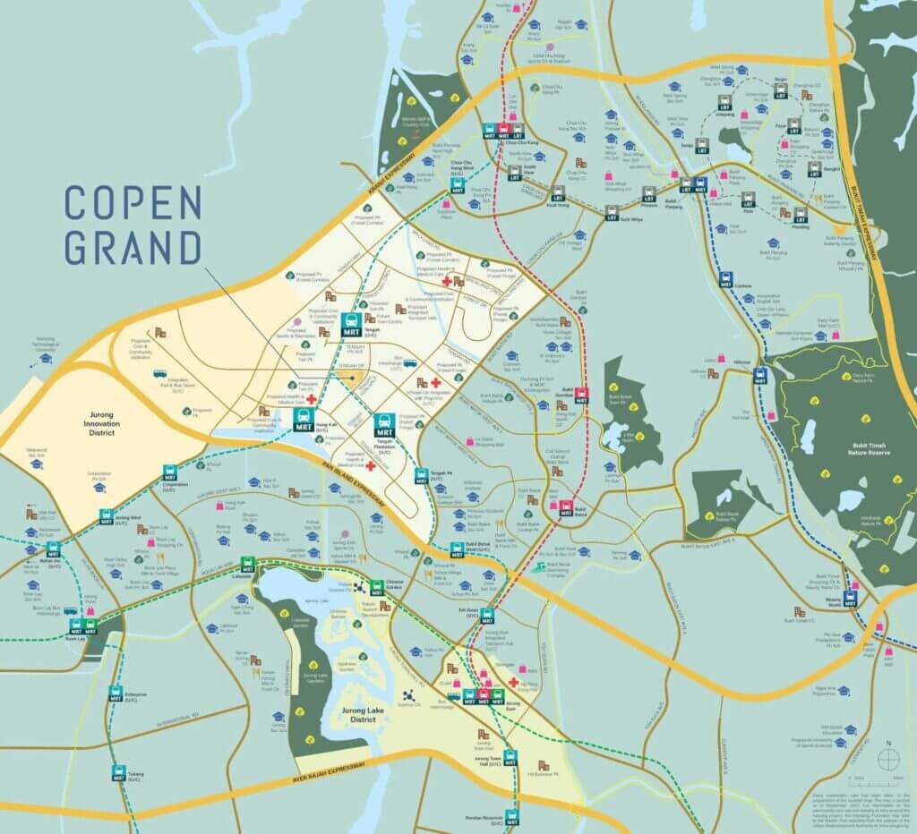 Copen Grand Location Map of Amenities