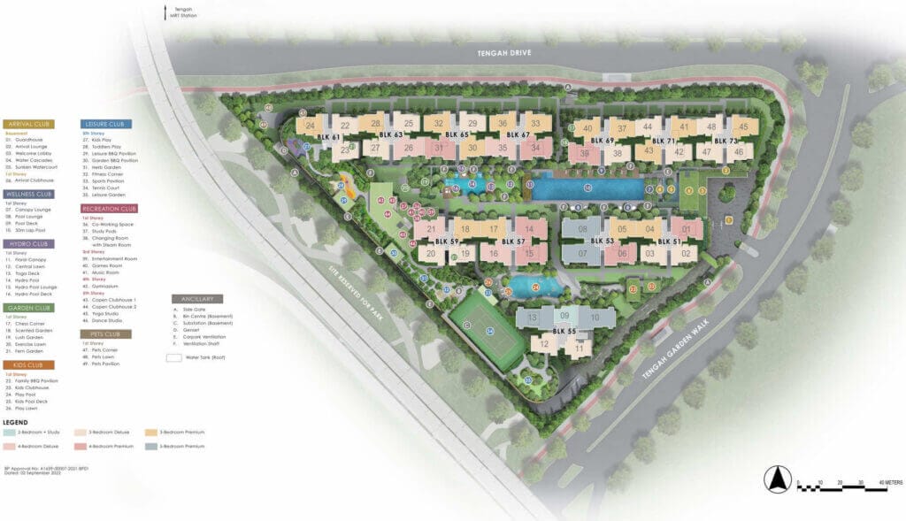 Copen Grand Site Plan Layout with Legend Copen Grand Site Plan Layout with Legend