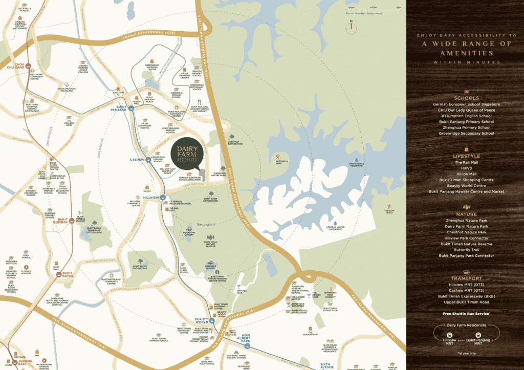 Dairy Farm Residences Location Dairy Farm Residences Location