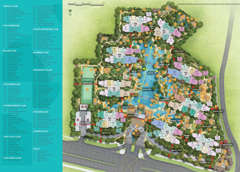 Florence Residences Site Plan Unit Types