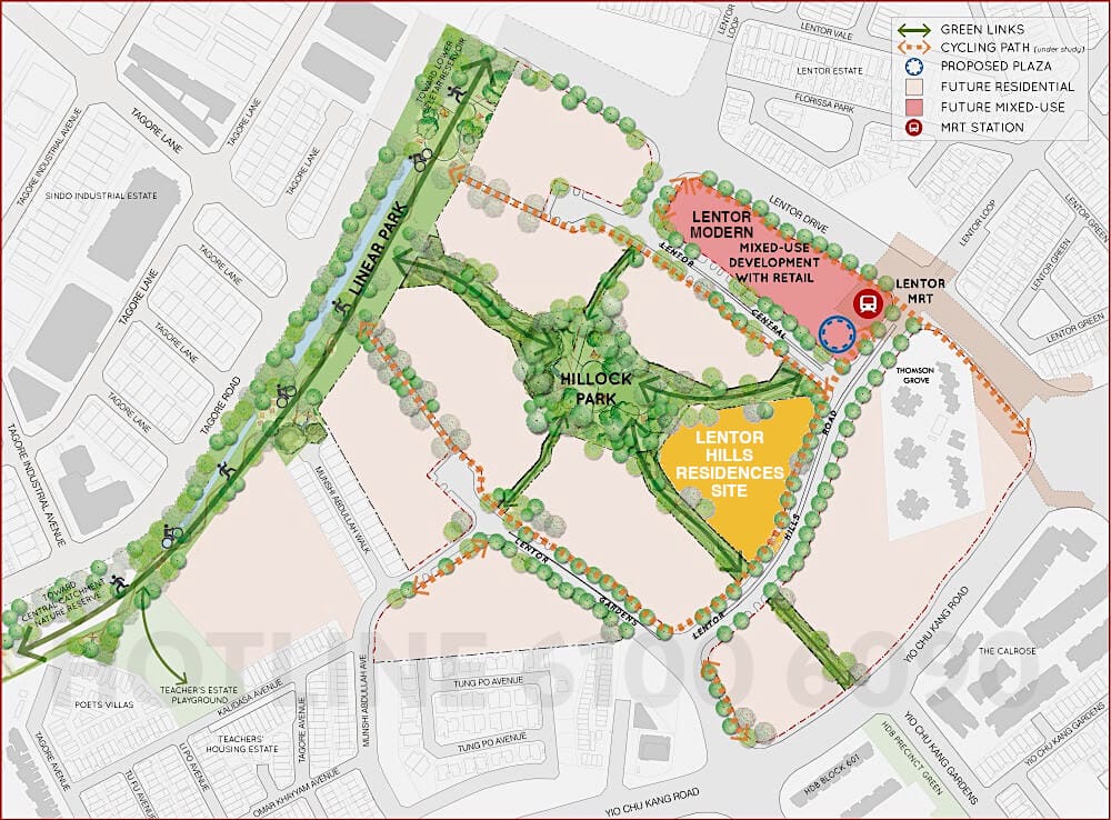 Lentor Hills Residences Location Plan Concept Lentor Hills Residences Location Plan Concept