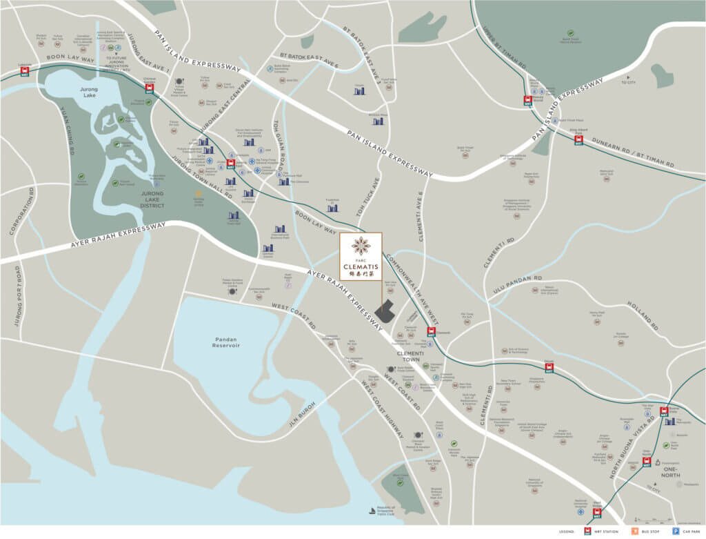 Parc Clematis condo location map