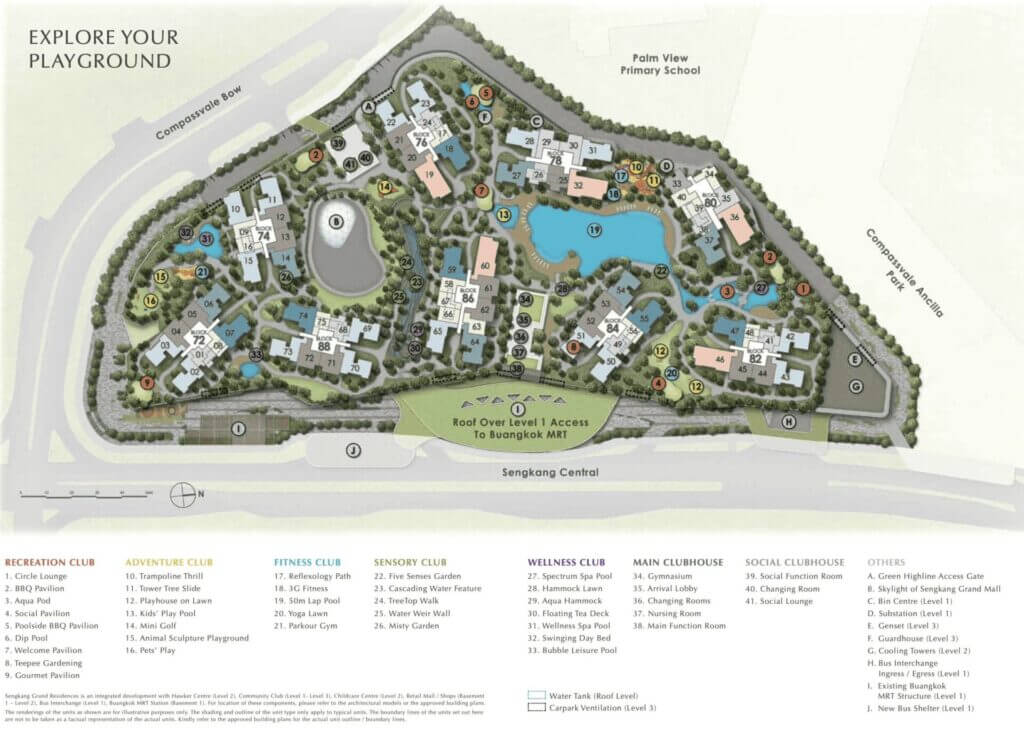 Sengkang Grand Residences Sengkang Grand Residences Siteplan