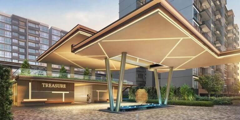 %customfield(project_name)% Treasure at Tampines Grand Entrance