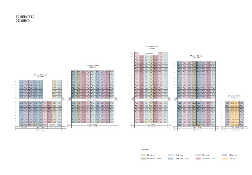 lentor hills road condo lentor hills residences elevation chart singapore 3