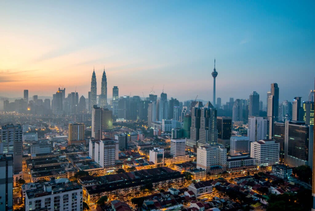 Kuala Lumpur at dawn Malaysia Kuala Lumpur at dawn Malaysia