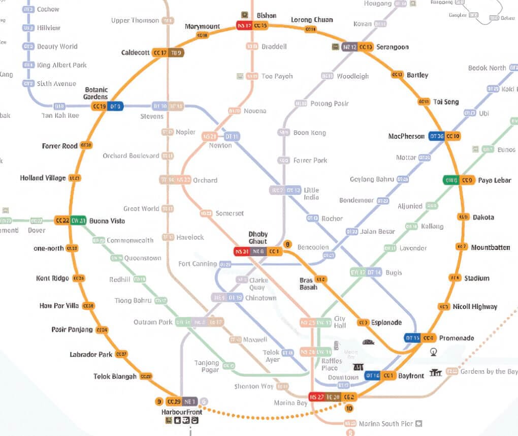 The Chuan Park Location Map MRT