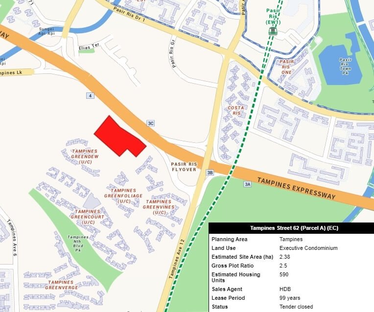 Aurelle of Tampines Tampines St 62 Parcel A