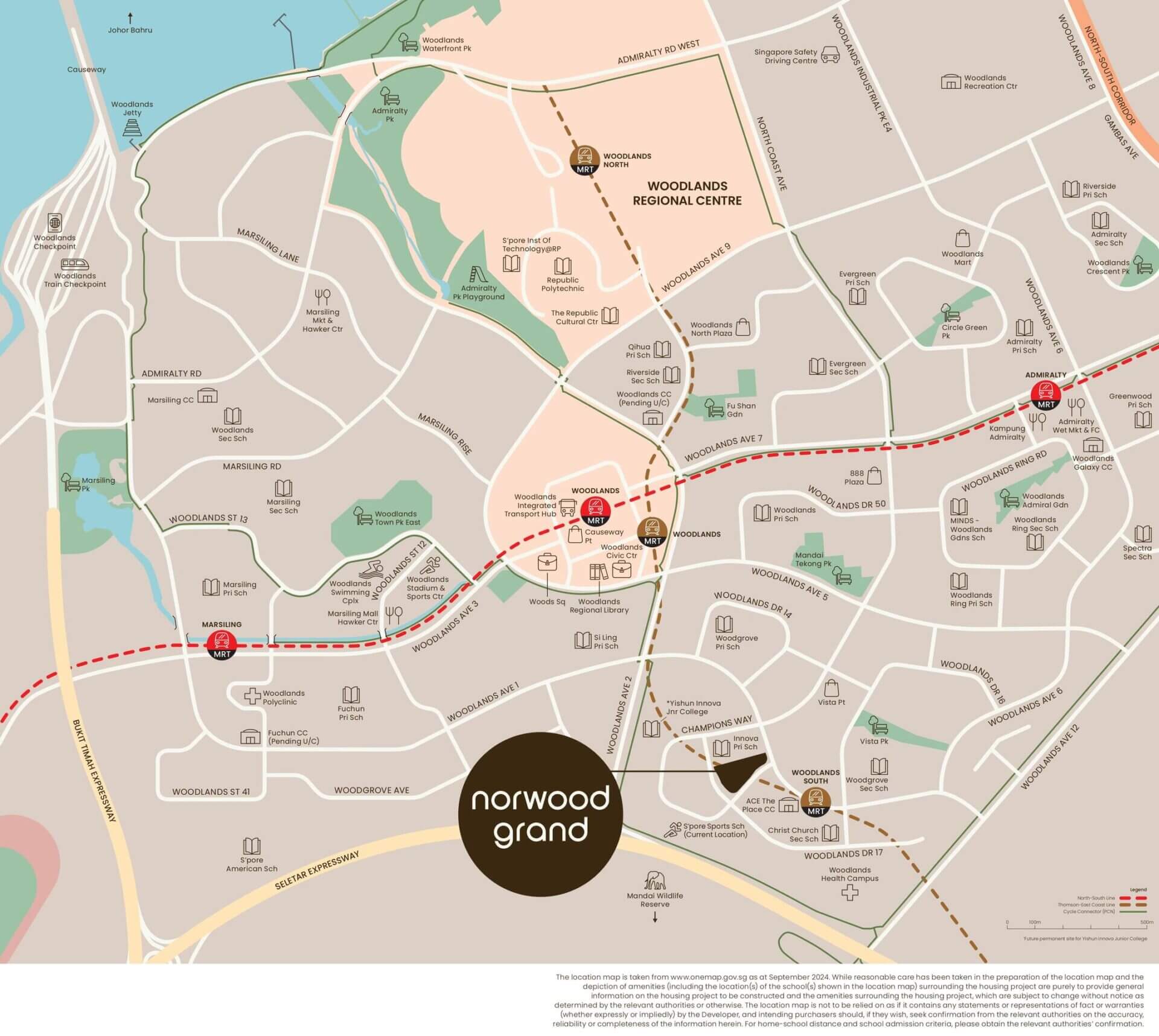 Norwood Grand Norwood Grand Brochure Map of Amenities