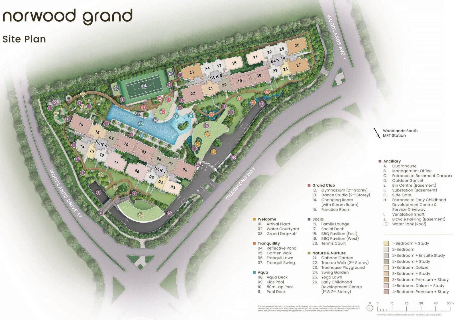 Norwood Grand Norwood Grand Site Plan Layout by CDL