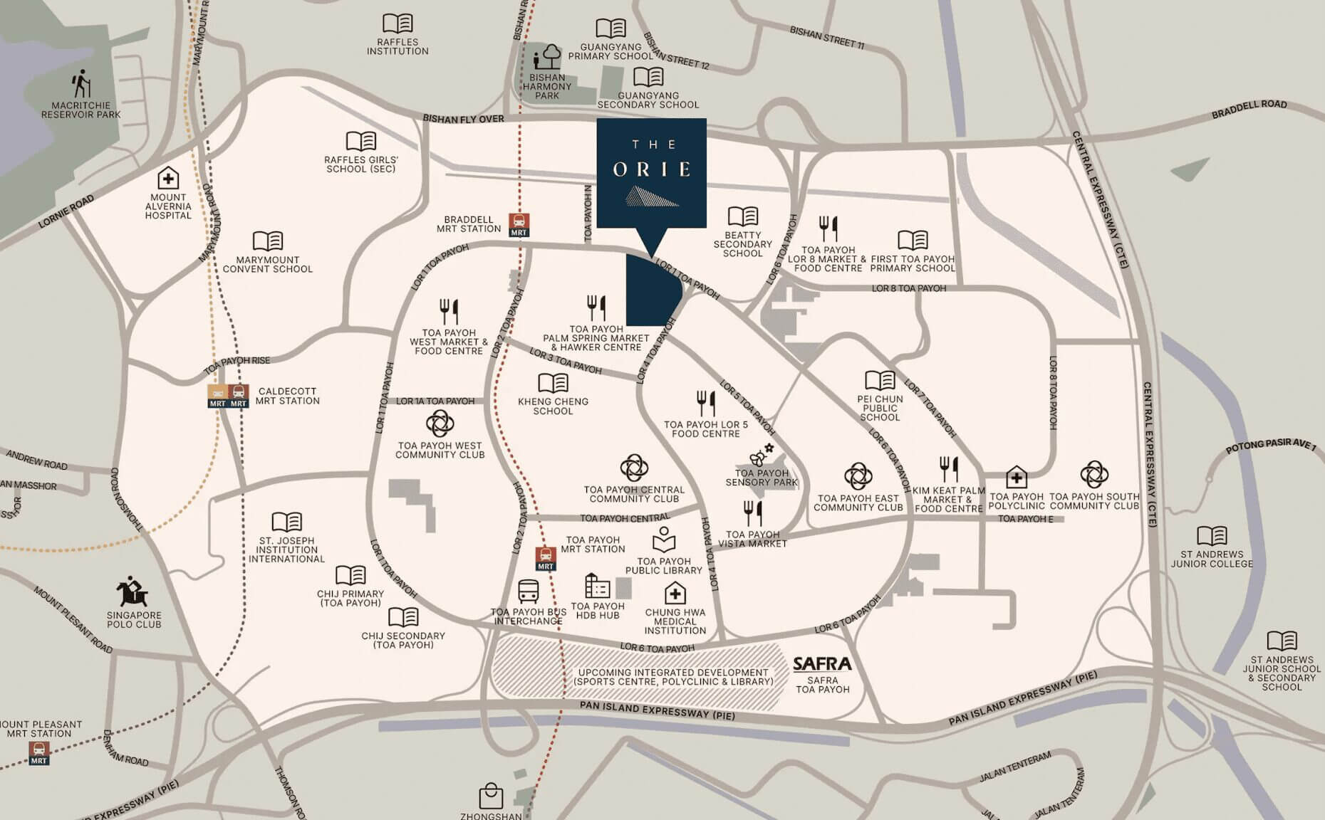 The Orie The Orie Location Map