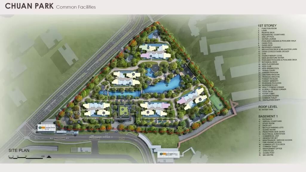 Chuan Park the chuan park site plan by kingsford singapore